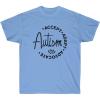 Accept, Adapt, Advocate – Autism T-Shirt(Carolina Blue)