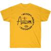 Accept, Adapt, Advocate – Autism T-Shirt(Gold)