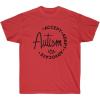 Accept, Adapt, Advocate – Autism T-Shirt(Red)