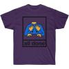 All Done Pecs Picture T-Shirt(Purple)