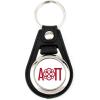 Greekgear Alpha Omicron Pi Leatherette Teardrop Keychain