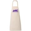 Greekgear Delta Phi Epsilon DPHIE Large Apron Natural