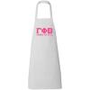 Greekgear Gamma Phi Beta Large Apron White
