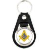 Greekgear Mason Leatherette Teardrop Key Chain