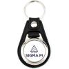 Greekgear Sigma Pi Leatherette Teardrop Key Chain