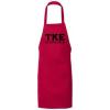 Greekgear Tau Kappa Epsilon TKE Large Apron Red