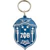 Greekgear Zeta Phi Beta Rubber Crest Key Chain
