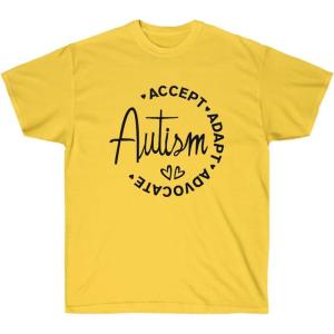 Accept, Adapt, Advocate – Autism T-Shirt(Daisy)