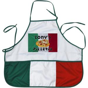 Custom Italian Flag Apron