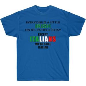 Everyone Loves an Irish Girl – St. Patrick’s Day Irish T-Shirt(Royal)