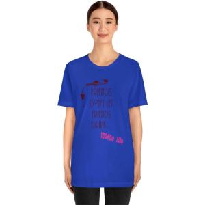 Friends Don’t Let Friends Drink White Zin Unisex Jersey Short Sleeve Tee(True Royal)