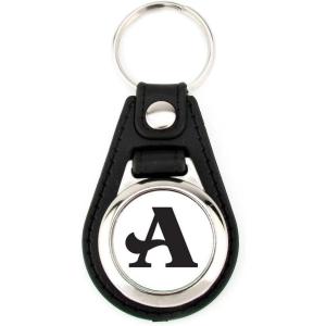 Greekgear Acacia Leatherette Teardrop Key Chain