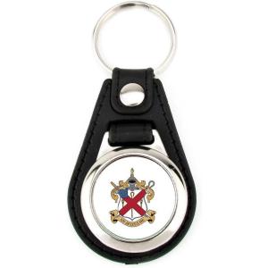 Greekgear Alpha Chi Rho Leatherette Teardrop Key Chain
