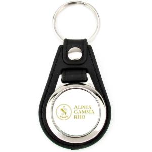 Greekgear Alpha Gamma Rho Leatherette Teardrop Key Chain