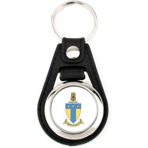 Greekgear Alpha Tau Omega Leatherette Teardrop Key Chain