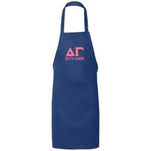 Greekgear Delta Gamma Large Apron Royal Blue
