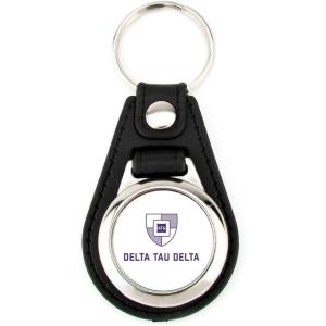 Greekgear Delta Tau Delta Leatherette Teardrop Key Chain