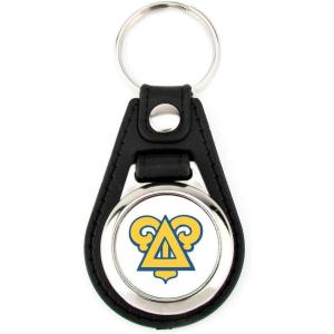 Greekgear Delta Upsilon Leatherette Teardrop Key Chain