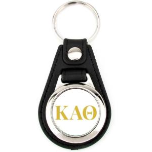 Greekgear Kappa Alpha Theta Leatherette Teardrop Keychain