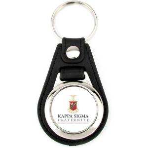 Greekgear Kappa Sigma Leatherette Teardrop Key Chain