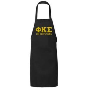 Greekgear Phi Kappa Sigma Large Apron Black