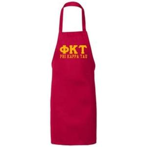 Greekgear Phi Kappa Tau Large Apron Red