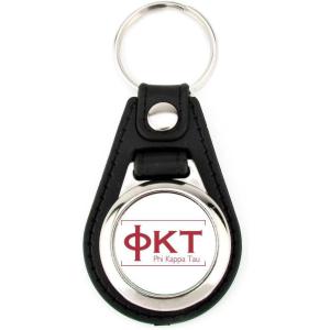 Greekgear Phi Kappa Tau Leatherette Teardrop Key Chain