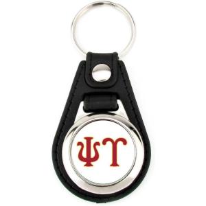 Greekgear Psi Upsilon Leatherette Teardrop Key Chain