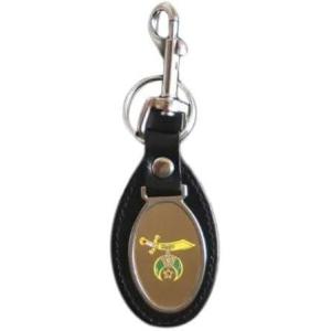 Greekgear Shriners Leather Key Chain