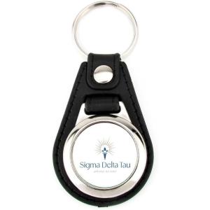 Greekgear Sigma Delta Tau Leatherette Teardrop Keychain