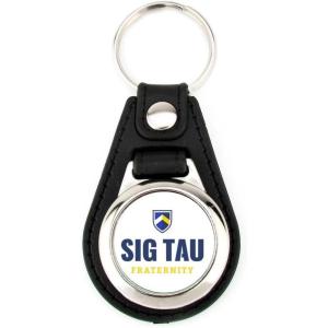 Greekgear Sigma Tau Gamma Leatherette Teardrop Key Chain