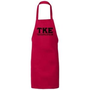 Greekgear Tau Kappa Epsilon TKE Large Apron Red