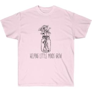 Helping Little Minds Grow T-Shirt(Light Pink)