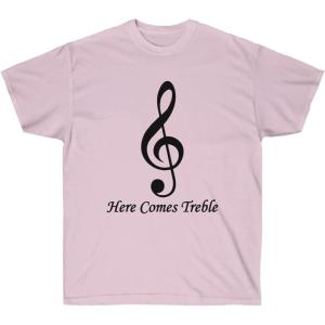 Here Comes Treble T-Shirt(Light Pink)
