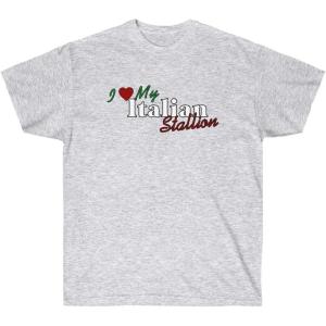 I Love My Italian Stallion Shirt(Ash)