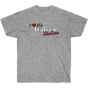 I Love My Italian Stallion Shirt(Sport Grey)