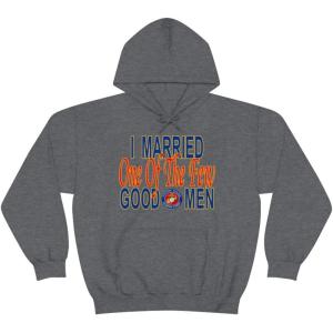 I Married One Of The Few Good Men Hoodie(Dark Heather)