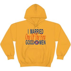 I Married One Of The Few Good Men Hoodie(Gold)