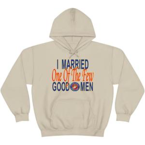 I Married One Of The Few Good Men Hoodie(Sand)