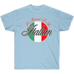 I’m Blessed to Be Italian T-Shirt(Light Blue)
