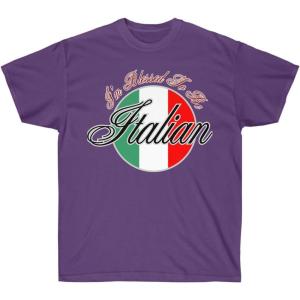 I’m Blessed to Be Italian T-Shirt(Purple)