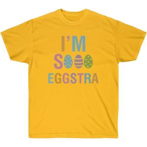 I’m So Eggstra Tee(Gold)