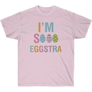I’m So Eggstra Tee(Light Pink)