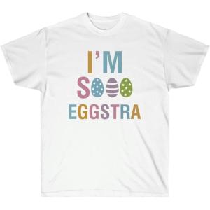 I’m So Eggstra Tee(White)