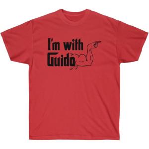 I’m with Guido Italian T-Shirt(Red)