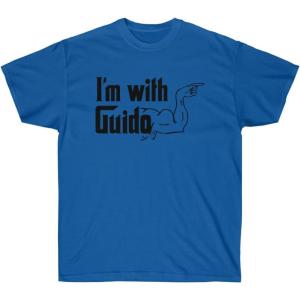 I’m with Guido Italian T-Shirt(Royal)