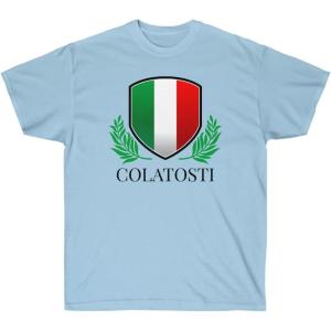Italian Family Name Tee(Light Blue)
