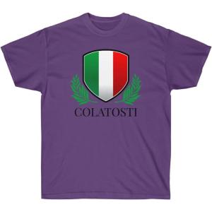 Italian Family Name Tee(Purple)