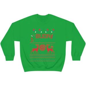 Italian Ugly Christmas Sweater Sweatshirt(Irish Green)