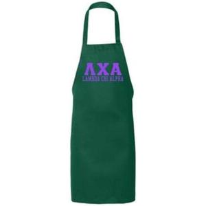 Lambda Chi Alpha Large Apron Forest Green